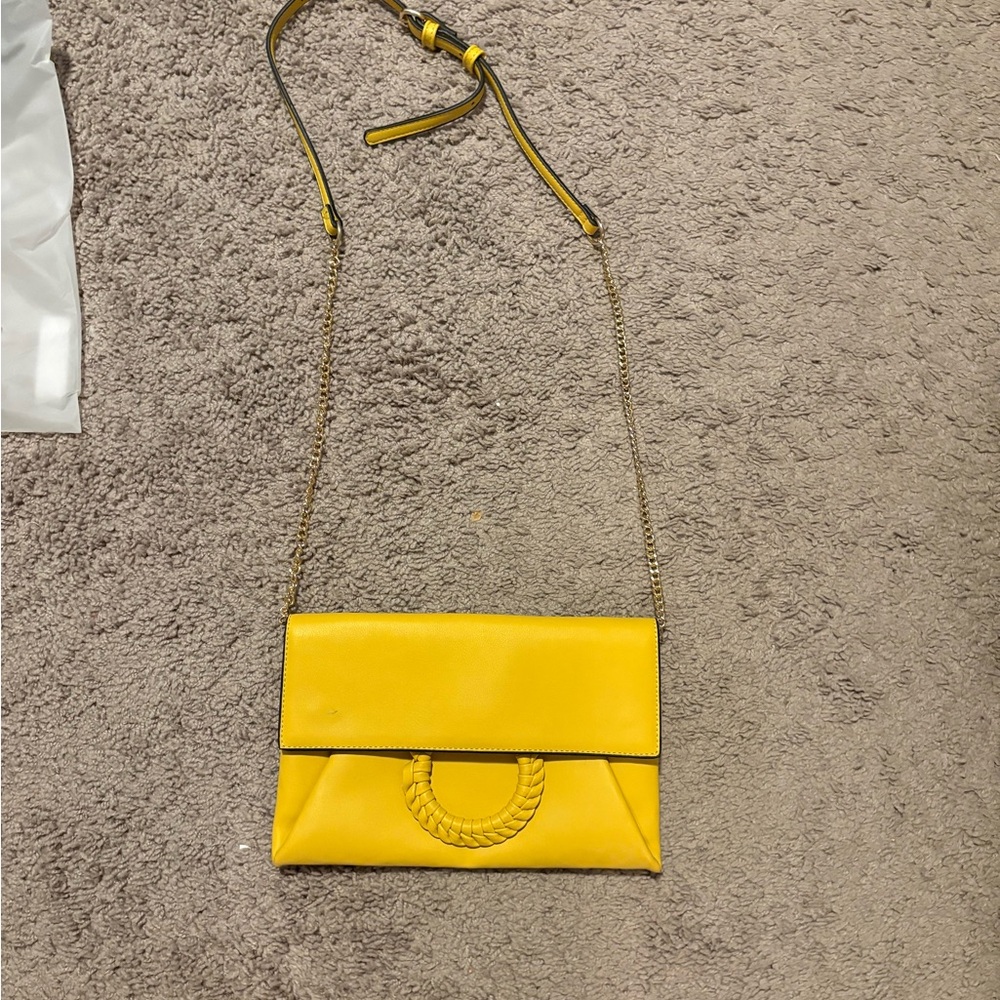 Modern Lux Vibrant Yellow Crossbody Bag